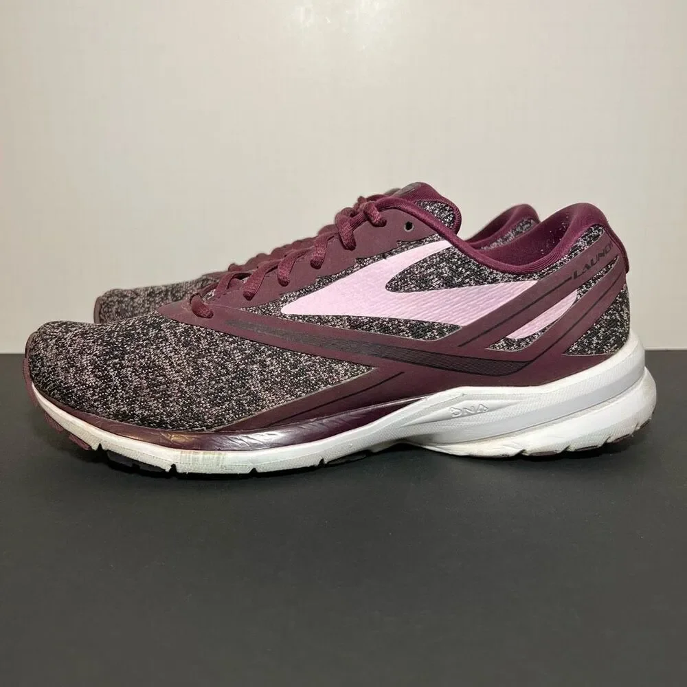 BROOKS Shoes Womens Size 10.5 M Launch 4 Beet Purple Running Sneakers